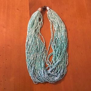 Turquoise ombré necklace